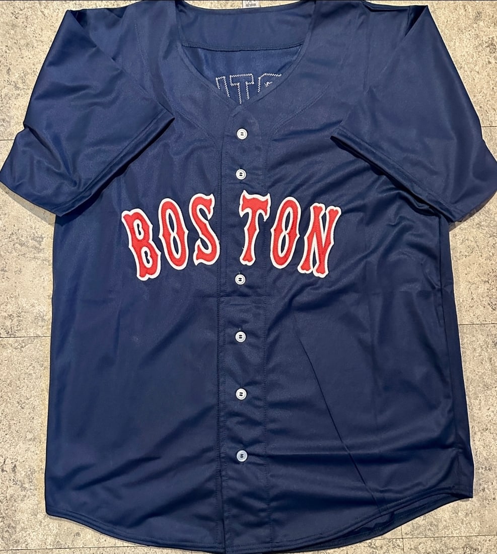 David Ortiz Boston Red Sox Autographed Custom Baseball Jersey coa - 3