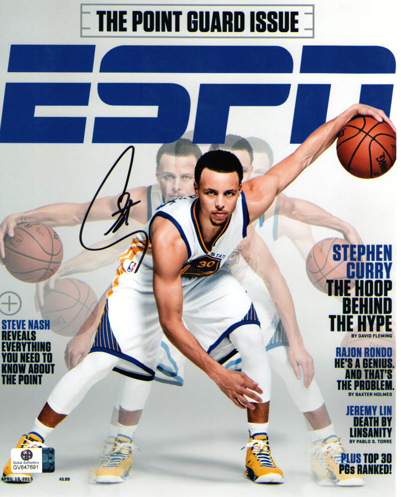 Stephen Curry Golden State Warriors Autographed 8x10 Photo coa: Stephen Curry Golden State Warriors Autographed 8x10 Photo GA coa - Autograph Location & coa # may vary