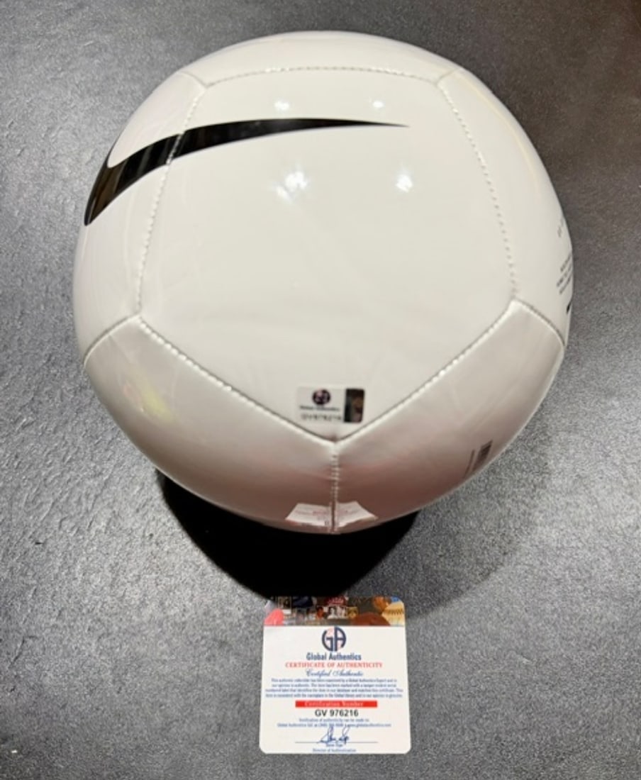 Kylian Mbappe Real Madrid Autographed Nike Soccer Ball coa - 2