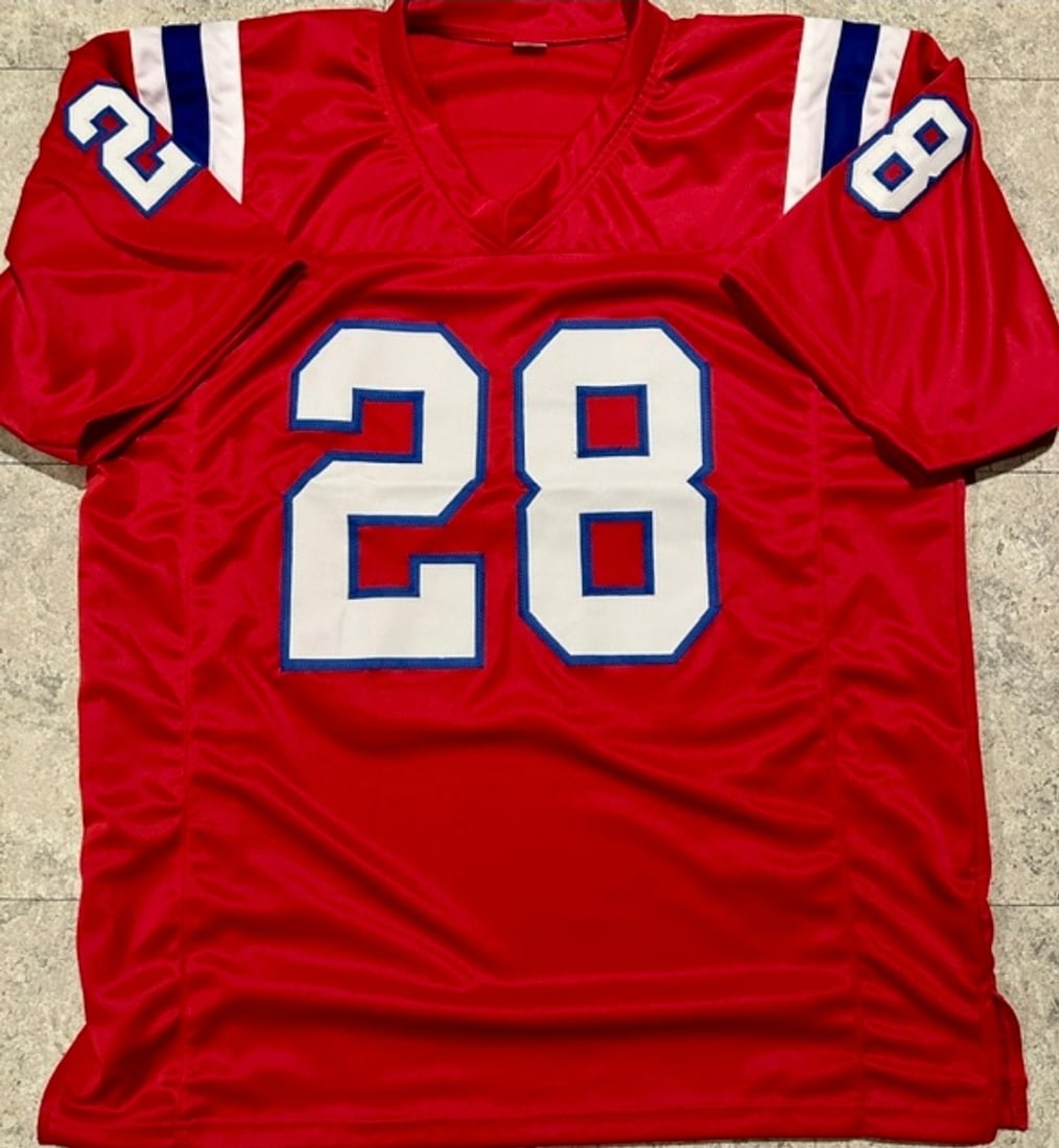 James White New England Patriots Autographed & Inscr Custom Football Jersey JSA coa - 3