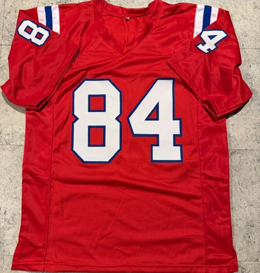 Kendrick Bourne New England Patriots Autographed Custom Football Jersey JSA Hologram - 3