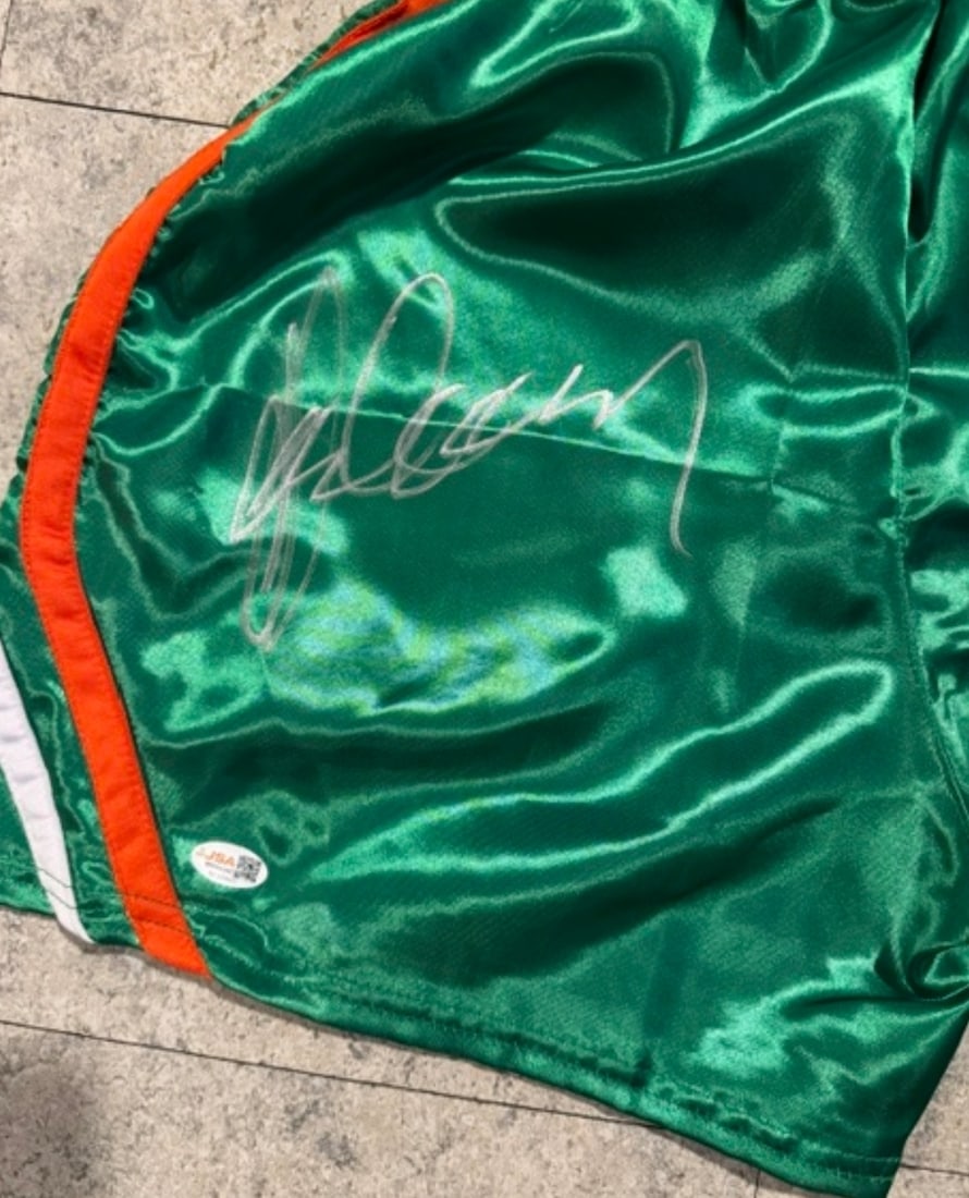 Gerry Cooney Former Heavyweight Boxer Autographed Boxing Trunks JSA Hologram - 2