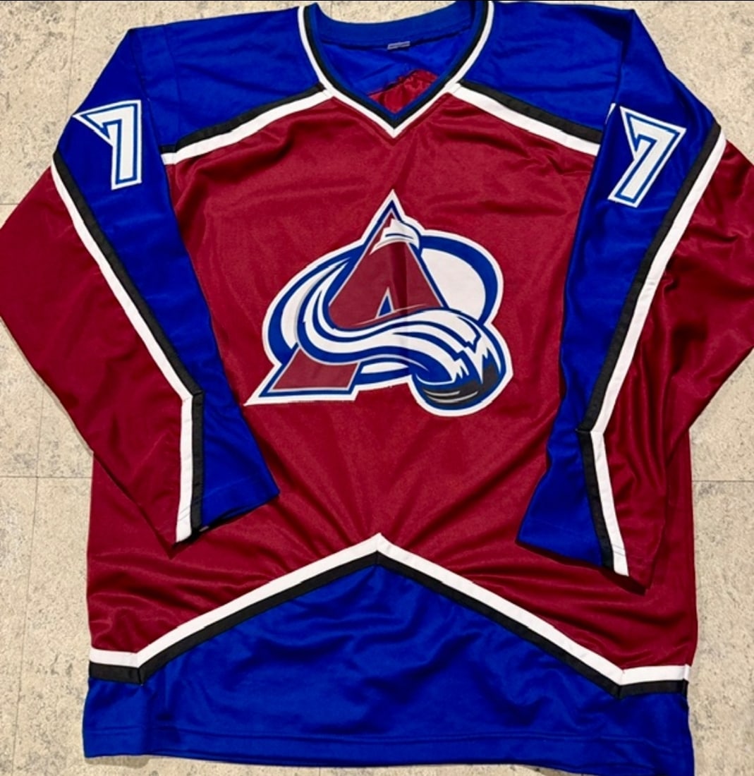 Ray Bourque Colorado Avalanche Autographed & Insc Custom Hockey Jersey JSA Hologram - 3