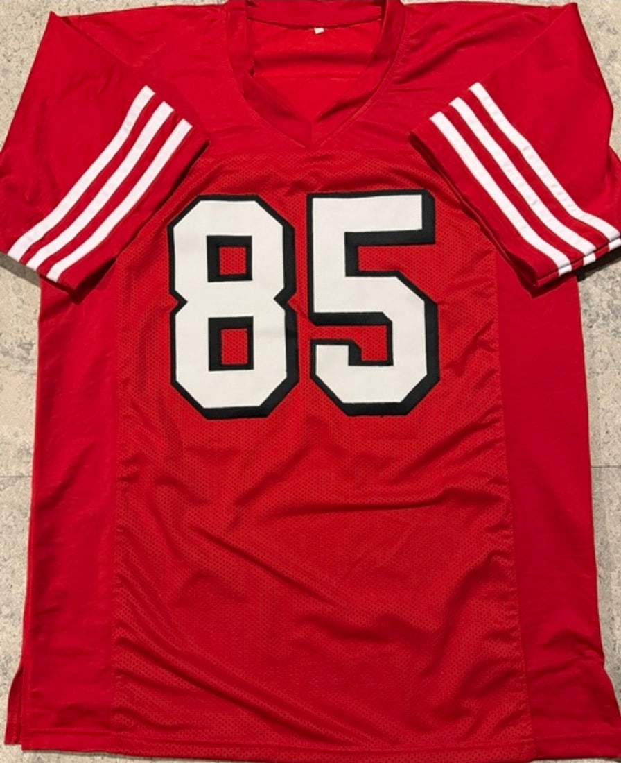 George Kittle San Francisco 49ers Autographed Custom Football Jersey coa - 3