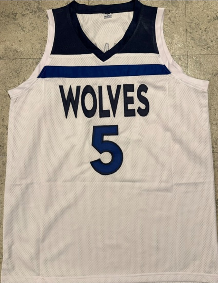 Anthony Edwards Minnesota Timberwolves Autographed Custom Basketball Jersey coa - 3