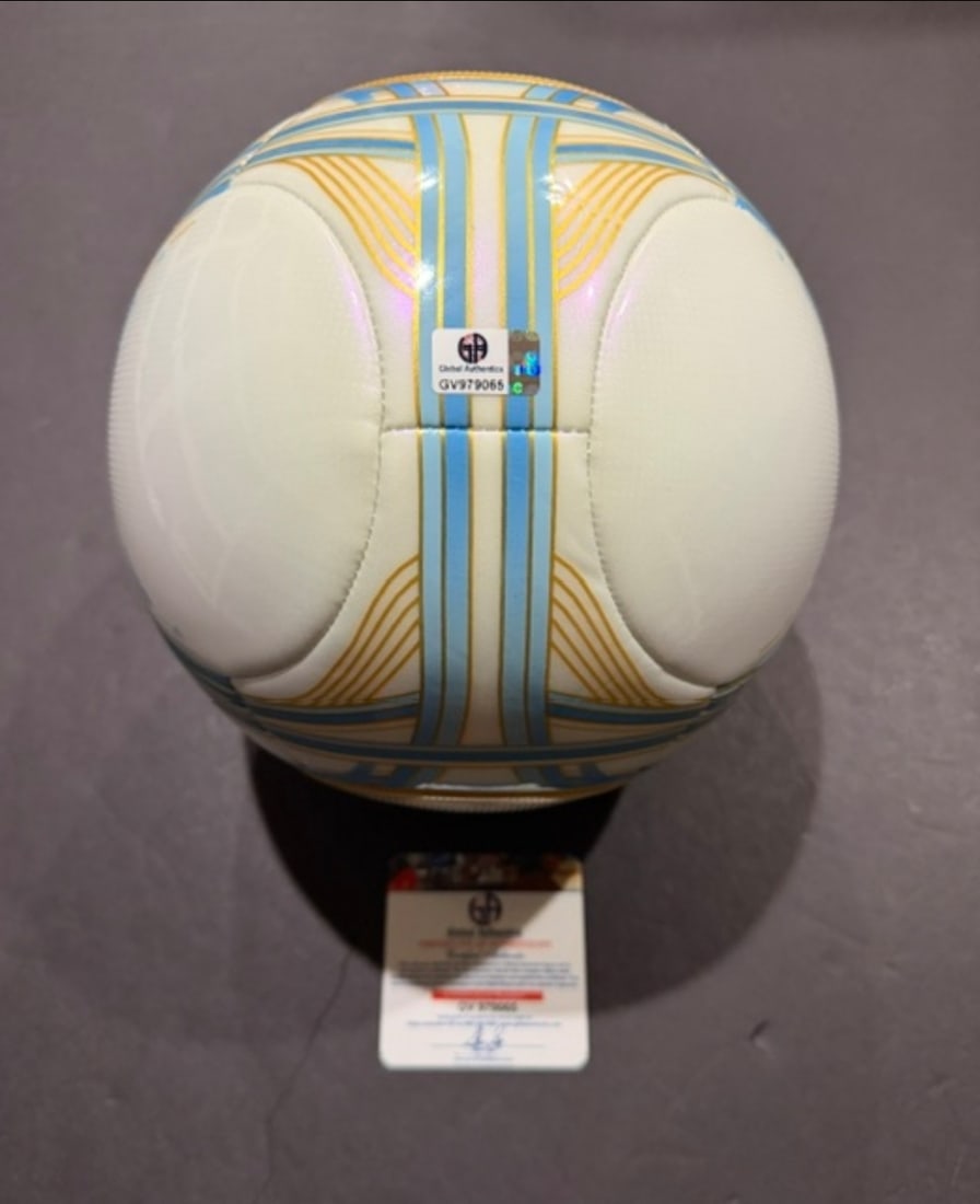 Lionel Messi Inter Miami CF Autographed Adidas Soccer Ball coa - 2