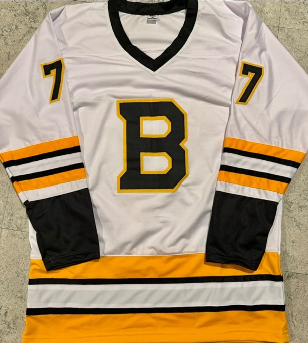 Ray Bourque Boston Bruins Autographed & Insc Custom Hockey Jersey JSA Hologram - 3