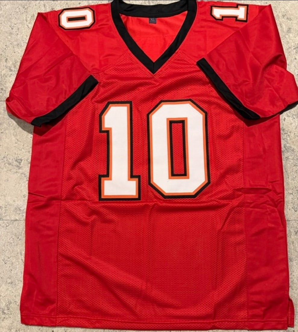 Shawn King Tampa Bay Buccaneers Autographed Custom Football Style Jersey JSA Hologram - 3