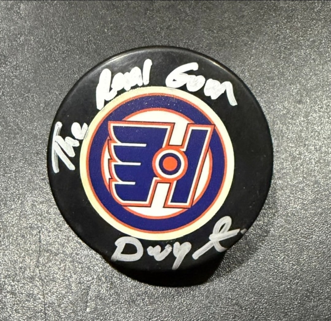 Doug Smith Author of The Goon Doug Glatt Autographed Hockey Puck Beckett Hologram (1 of 2)