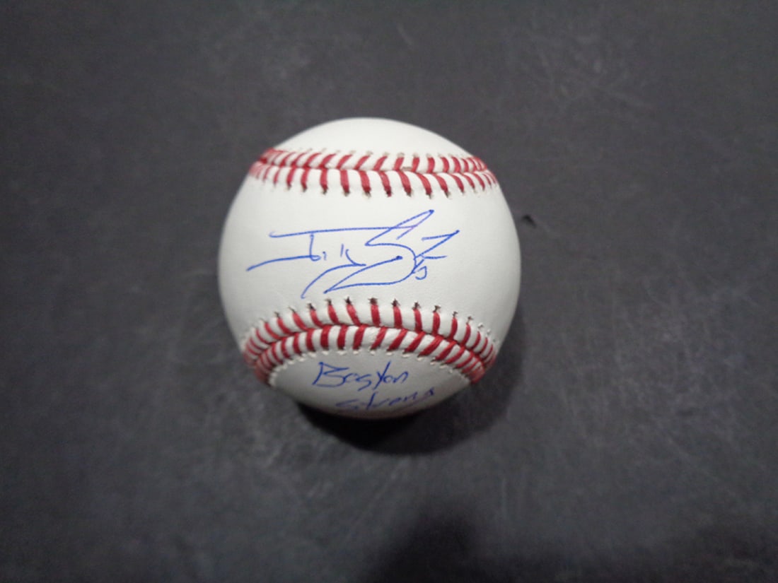 Jonny Gomes Boston Red Sox Autographed & Dual Inscribed OMLB Rawlings Baseball JSA coa: Jonny Gomes Boston Red Sox Autographed & Dual Inscribed "BOSTON STRONG" & "2013 WS CHAMPS" OMLB Rawlings Baseball JSA Witnessed coa - Autograph Location & coa # may vary