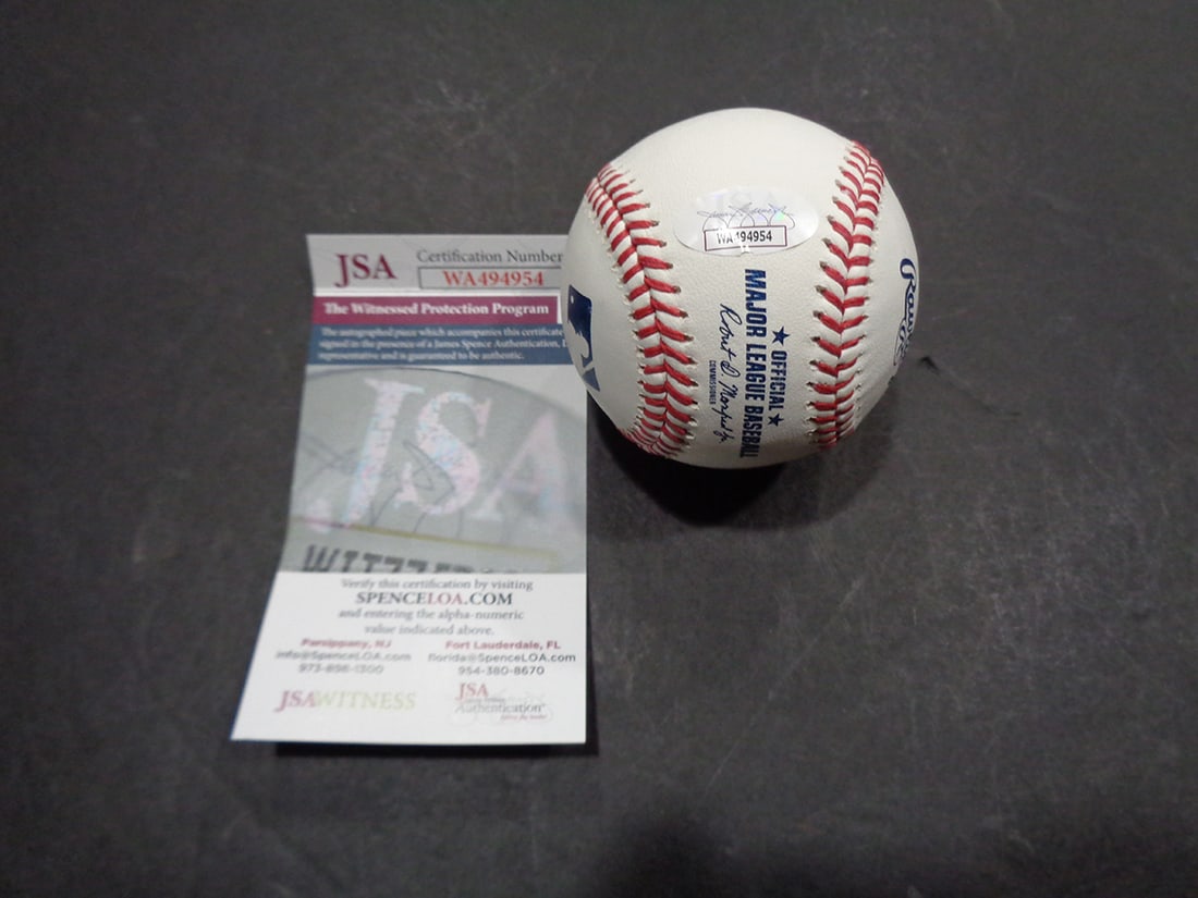 Jonny Gomes Boston Red Sox Autographed & Dual Inscribed OMLB Rawlings Baseball JSA coa - 3