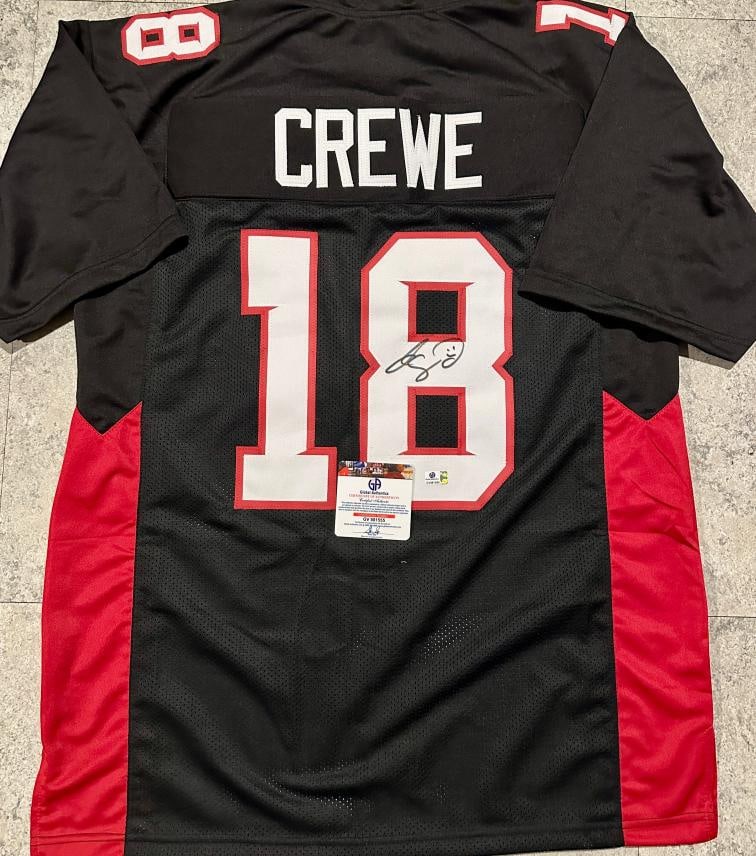 Adam Sandler Paul Crewe The Longest Yard (2005) Autographed Custom Football Jersey coa: Adam Sandler Paul Crewe The Longest Yard (2005) Autographed Custom Football Jersey GA coa - Autograph Location & coa # may vary JERSEY SIZE EXTRA LARGE - CUSTOM JERSEY MEANS NO LOGOS, NO TEAM NAMES, &