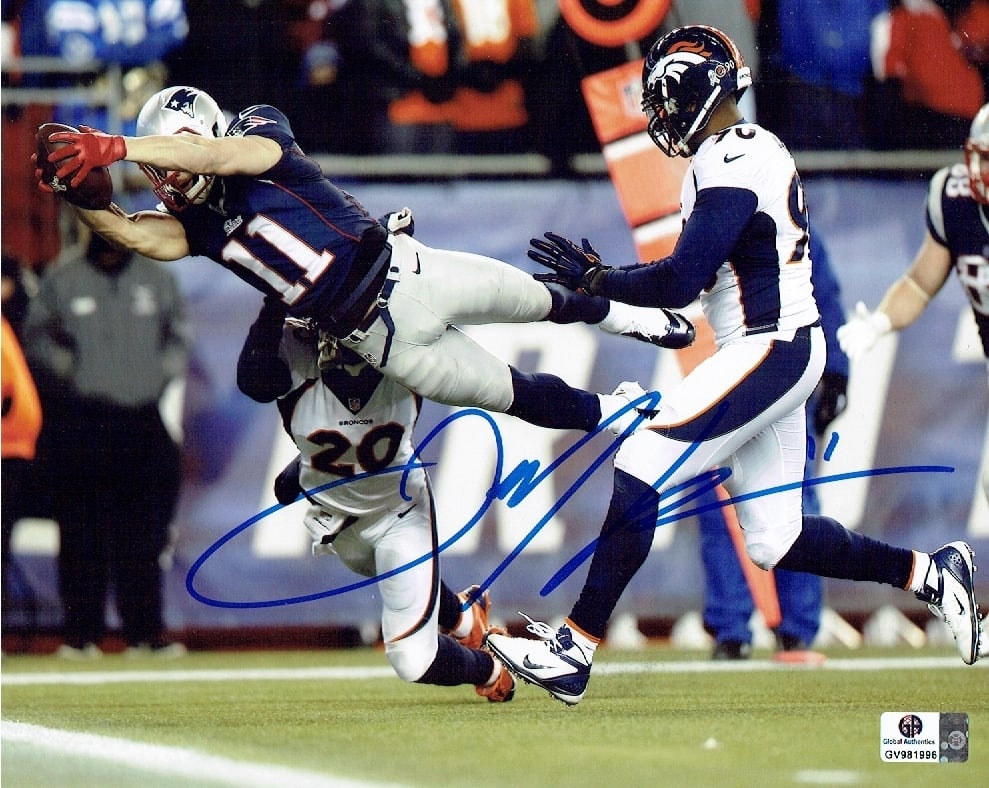 Julian Edelman New England Patriots Autographed 8x10 Photo coa: Julian Edelman New England Patriots Autographed 8x10 Photo GA coa