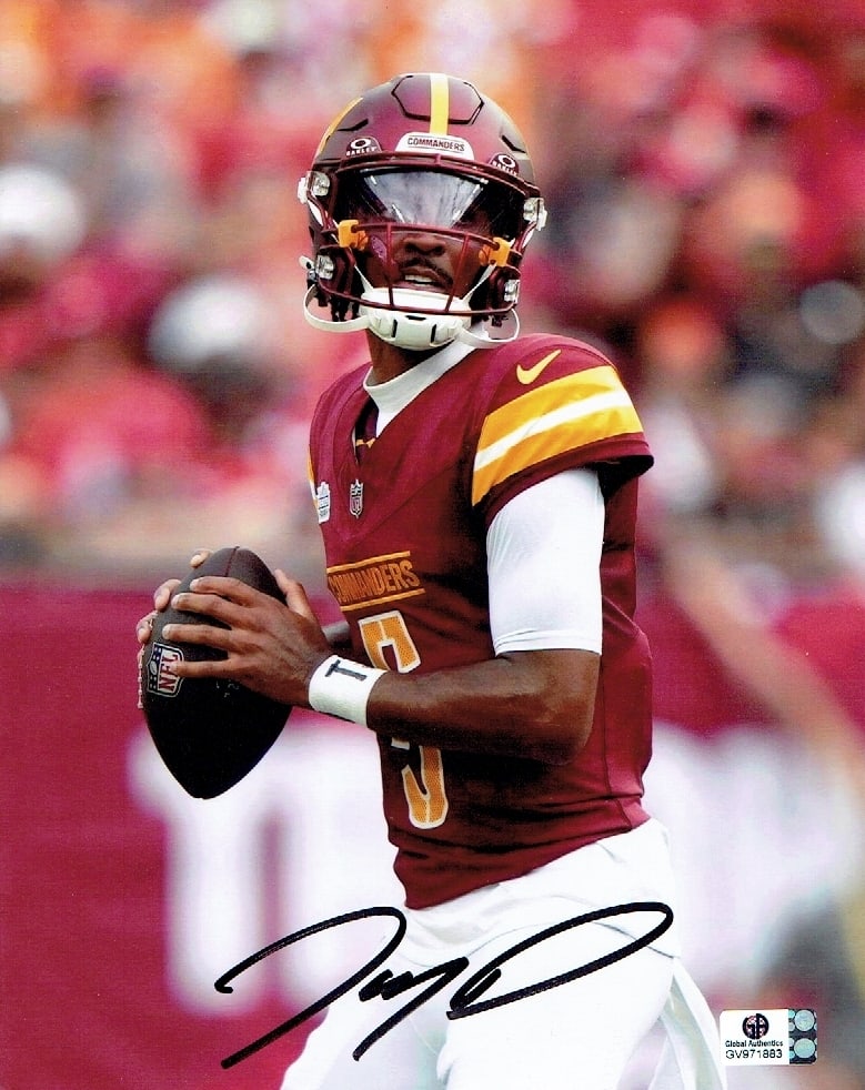 Jayden Daniels Washington Commanders Autographed 8x10 Photo coa (1 of 2)