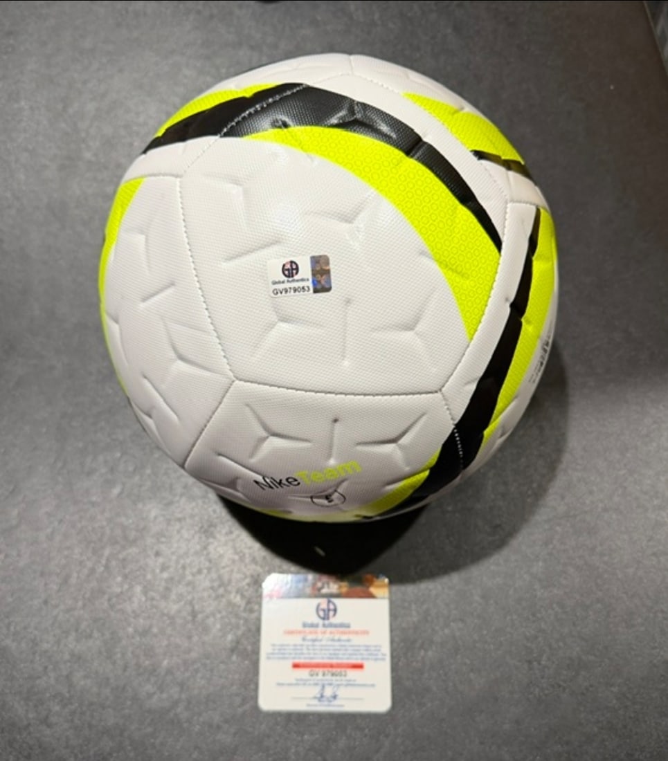 Cristiano Ronaldo Al-Nassr Autographed Nike Soccer Ball coa - 2