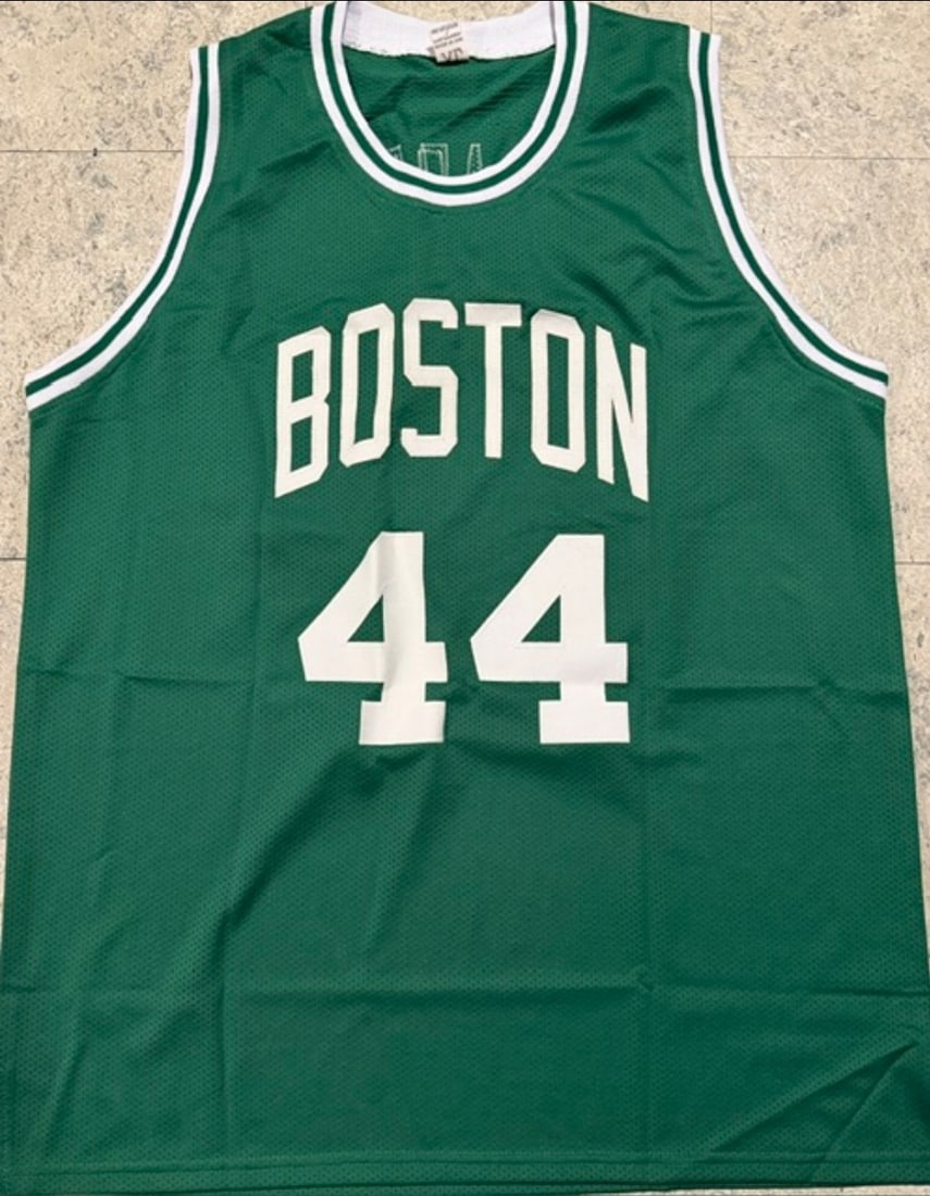 Brian Scalabrine Boston Celtics Autographed Custom Basketball Jersey JSA coa - 3
