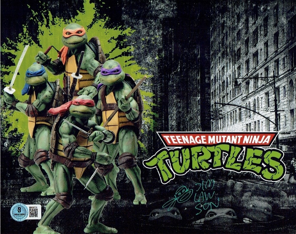 Jim Lawson TMNT Artist Autographed 8x10 Photo Beckett Hologram: Jim Lawson Teenage Mutant Ninja Turtles Artist Autographed 8x10 Photo Beckett QR HOLOGRAM INCLUDED (THERE IS NO COA CARDS WITH QR CODE HOLGRAMS - SCAN QR CODE WITH CAMERA ON PHONE OR TABLET TO VERIFY