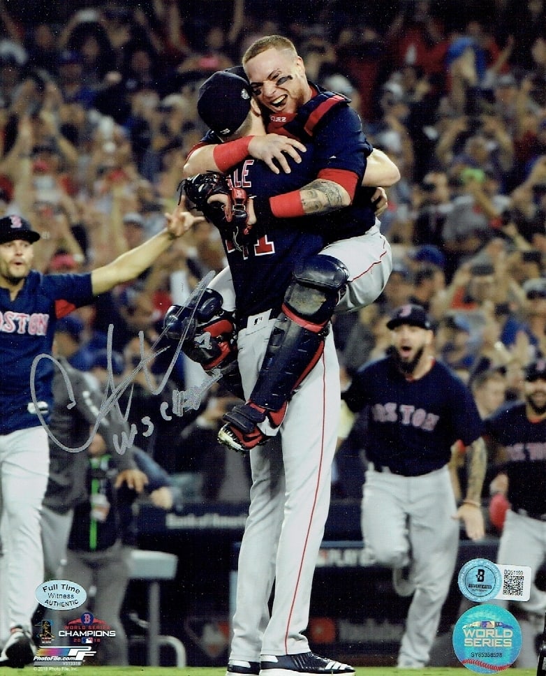 Christian Vazquez Boston Red Sox Autographed 8x10 Photo Hologram: Christian Vazquez Boston Red Sox Autographed 8x10 Photo Full Time coa & Beckett Hologram