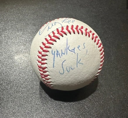 Bill Lee Boston Red Sox Autographed & Inscribed Rawlings Baseball JSA coa - 2