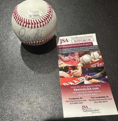 Bill Lee Boston Red Sox Autographed & Inscribed Rawlings Baseball JSA coa - 3