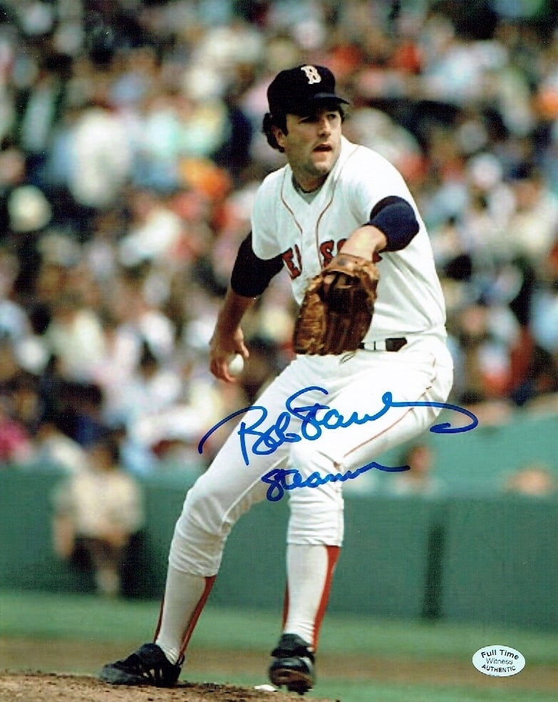 Bob Stanley Boston Red Sox Autographed & Inscribed 8x10 Photo coa: Bob Stanley Boston Red Sox Autographed & Inscribed 8x10 Photo Full Time coa - Autograph Location & coa # may vary