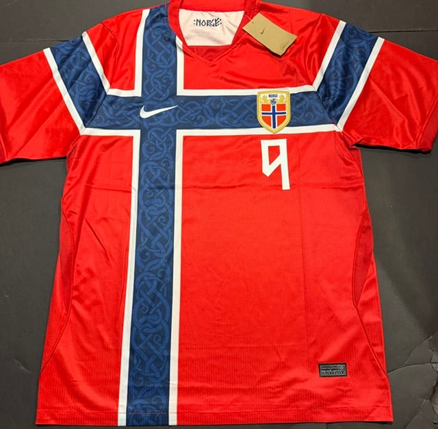Erling Haaland Norway Autographed 2026 Puma FIFA World Cup Soccer Jersey coa - 4