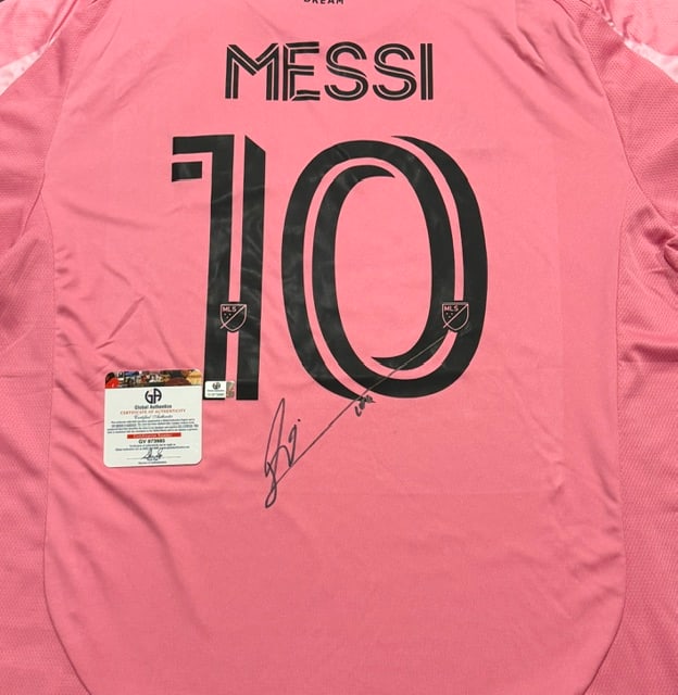 Lionel Messi Inter Miami FC Autographed 2025-26 Adidas Home Soccer Jersey LOA - 2