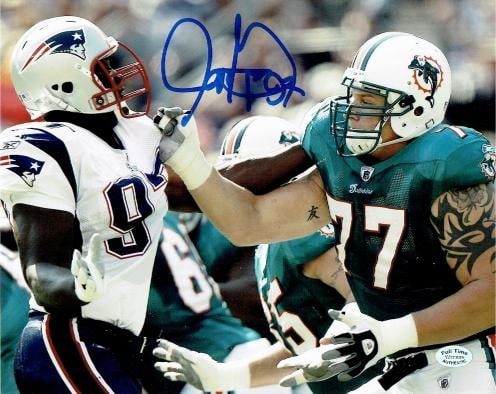 Jarvis Green New England Patriots Autographed 8x10 Photo coa: Jarvis Green New England Patriots Autographed 8x10 Photo Full Time coa - Autograph Location may vary