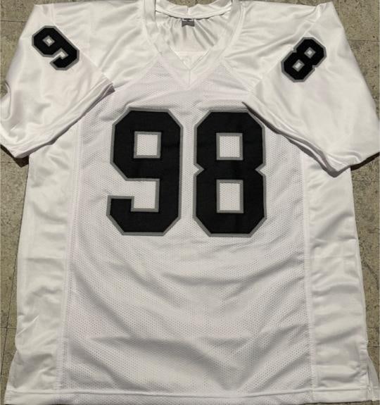 Maxx Crosby Las Vegas Raiders Autographed Custom Football Jersey coa - 2
