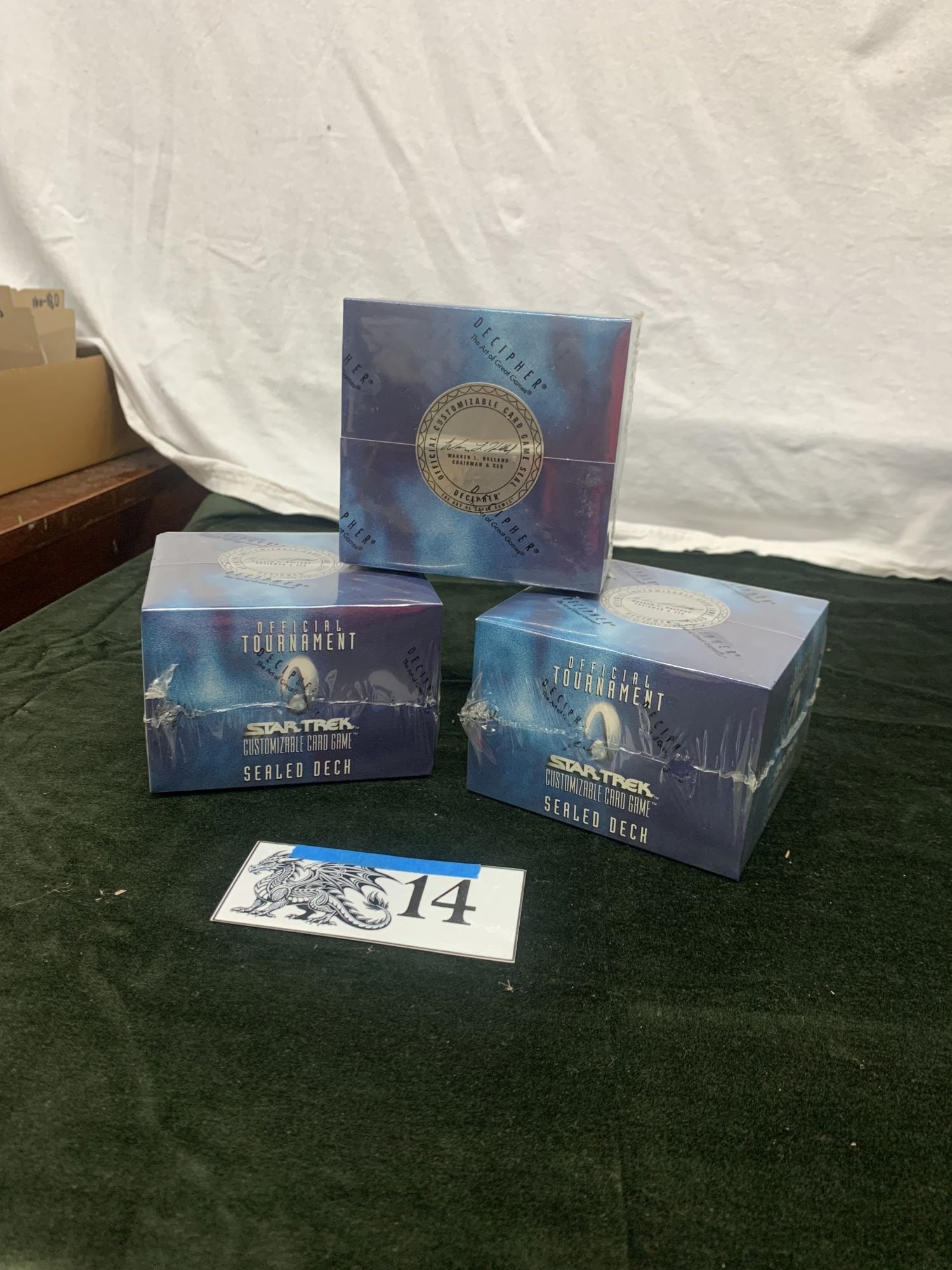 3x Star Trek CCG, Official Tournament Sealed Deck (1 of 3)