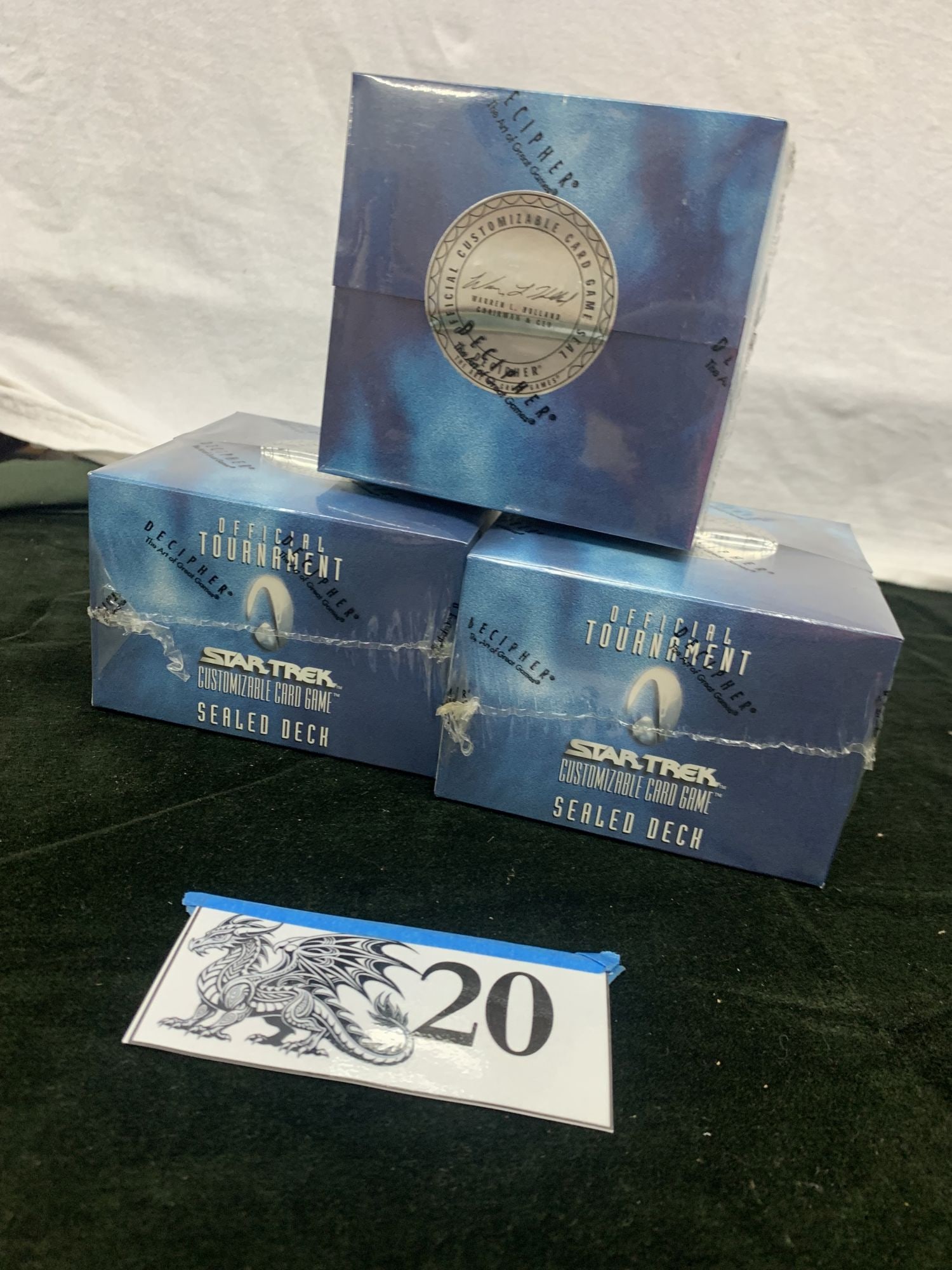 3x Star Trek CCG, Official Tournament Sealed Deck (1 of 2)