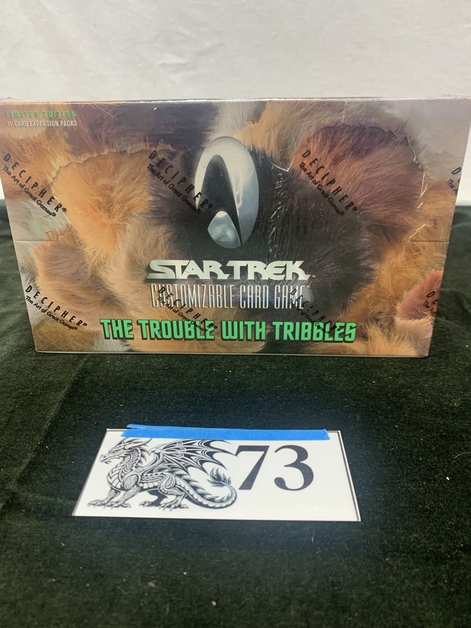 Star Trek CCG, The Trouble with Tribbles: Estimated Value: 200 - 400. Unopened Booster Box, Item Dimensions: 9x2x5in, Item Weight: 2lb