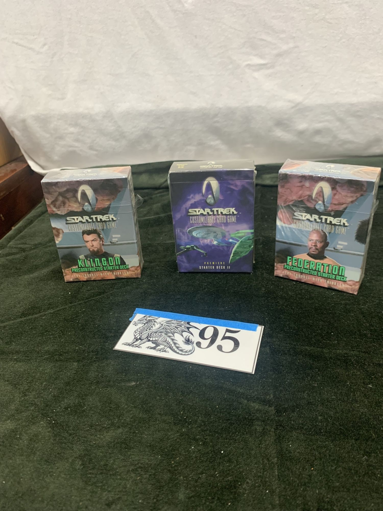 3x Star Trek CCG, 5 Limited Premium Pks (1 of 19)