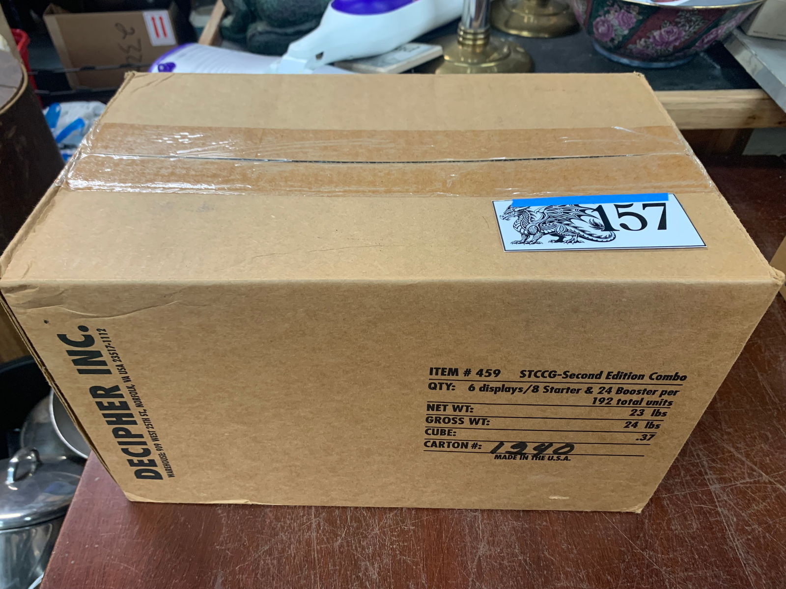 Box of Star Trek CCG, Second Edition Combo Sealed Deck (1 of 1)