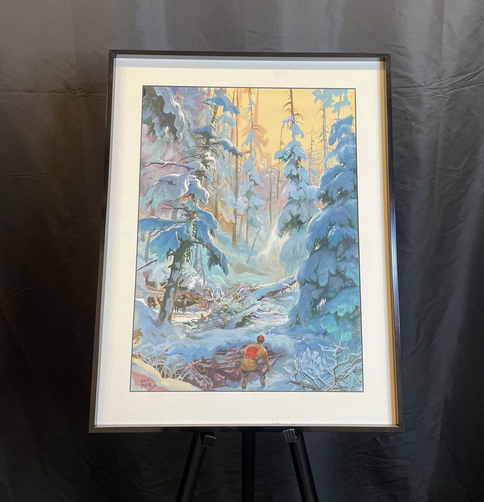 John Pike Untitled Winter Wilderness Scene (1 of 2)