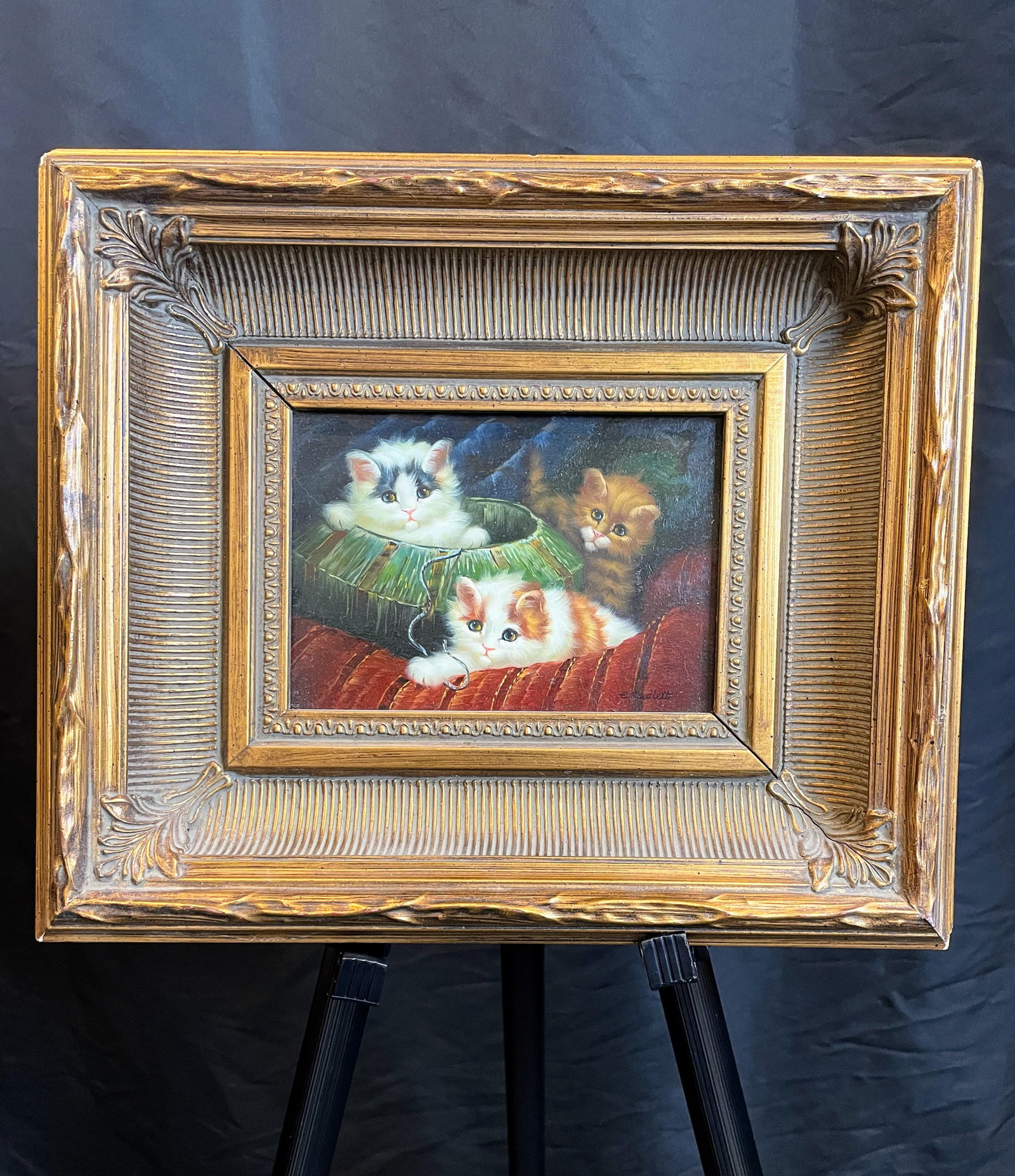 Three Kittens Painting (1 of 2)