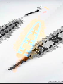 Native American-Style Dag Knife with Beaded Sheath (Post 1950) (1 of 4)