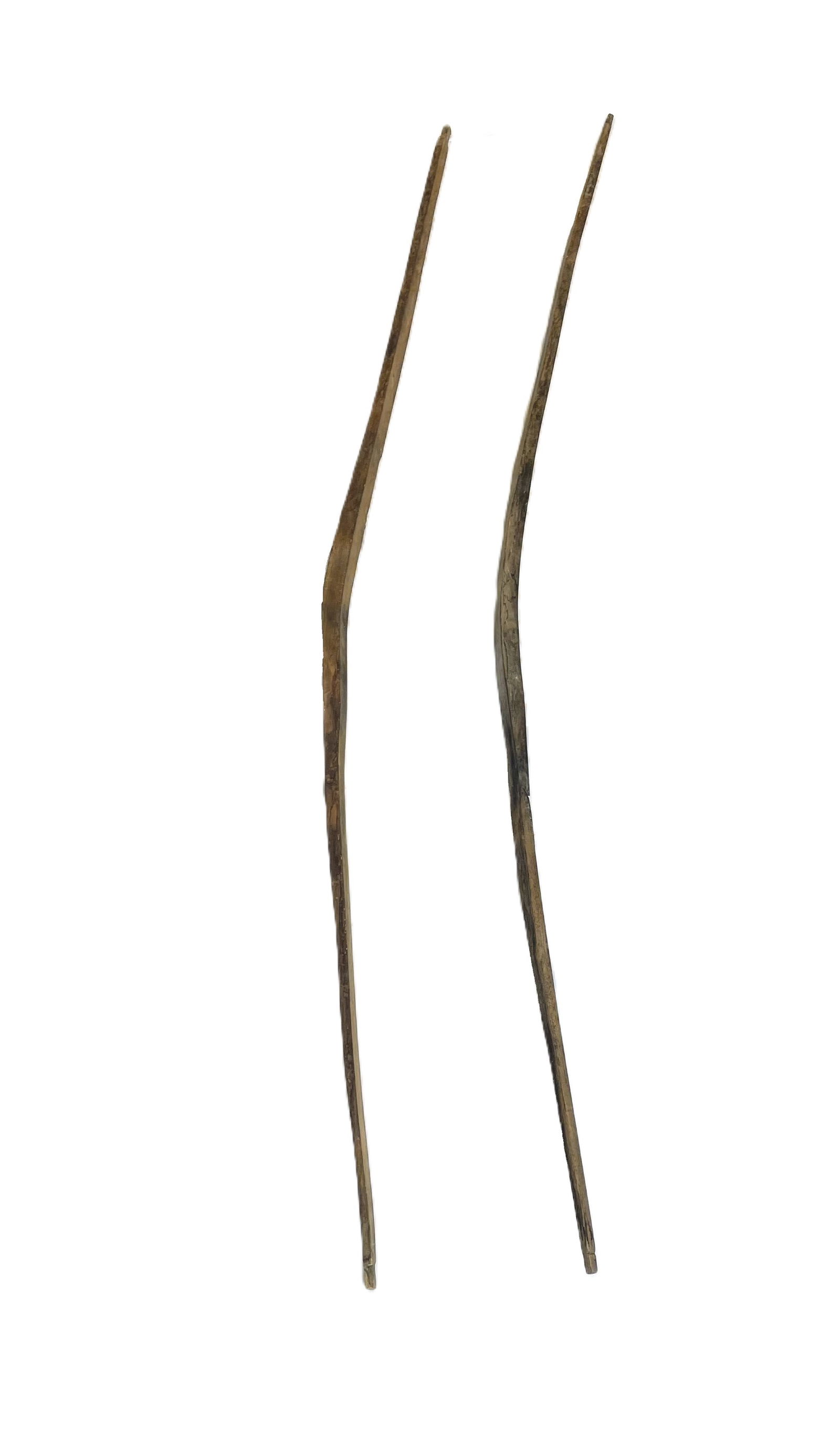Two Plains Indian Bows (turn of the century) (1 of 2)