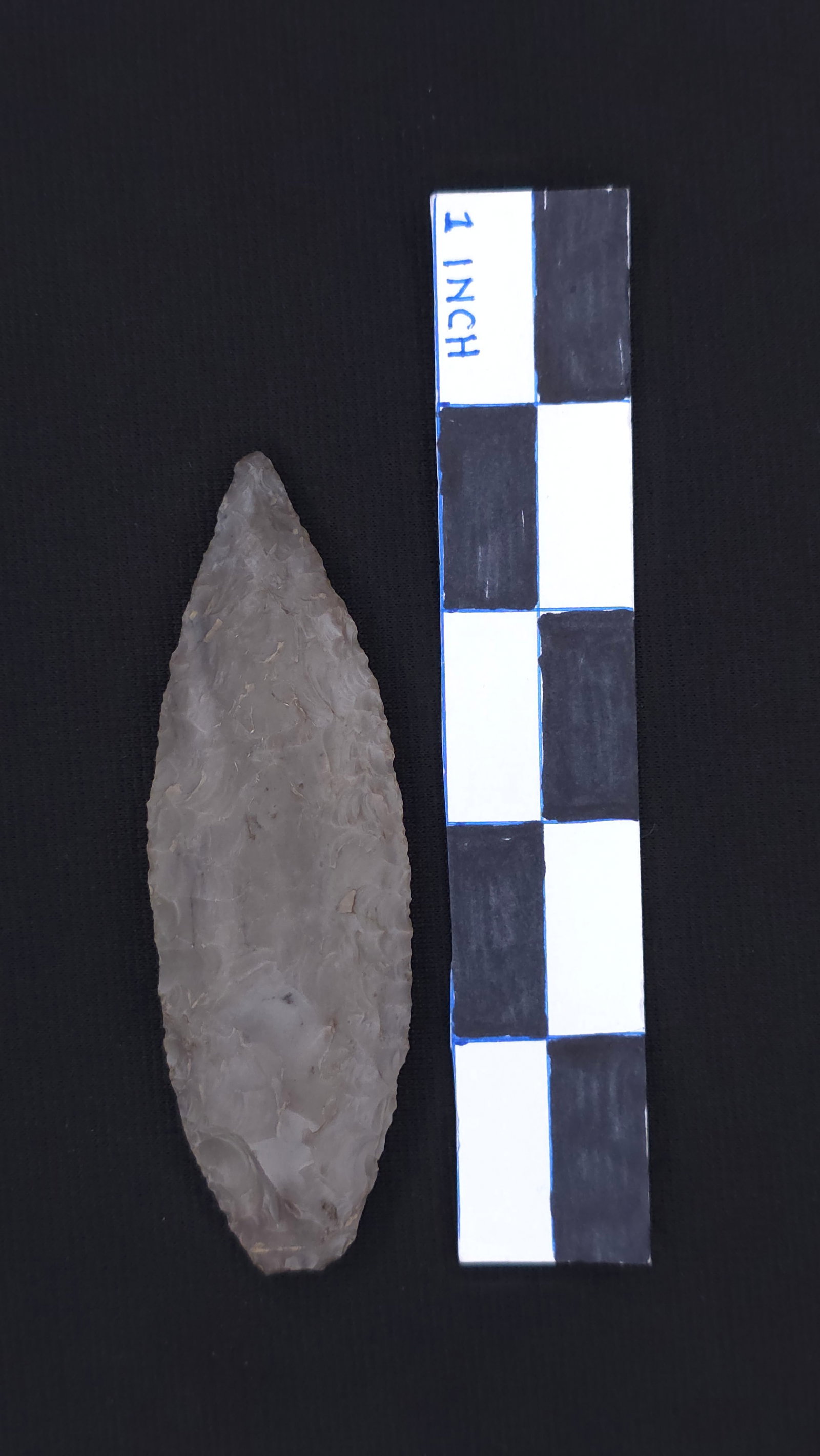 Cascade (Gray Chert - OR), 4" x 1 1/4" - Dwain Rogers COA included (1 of 4)