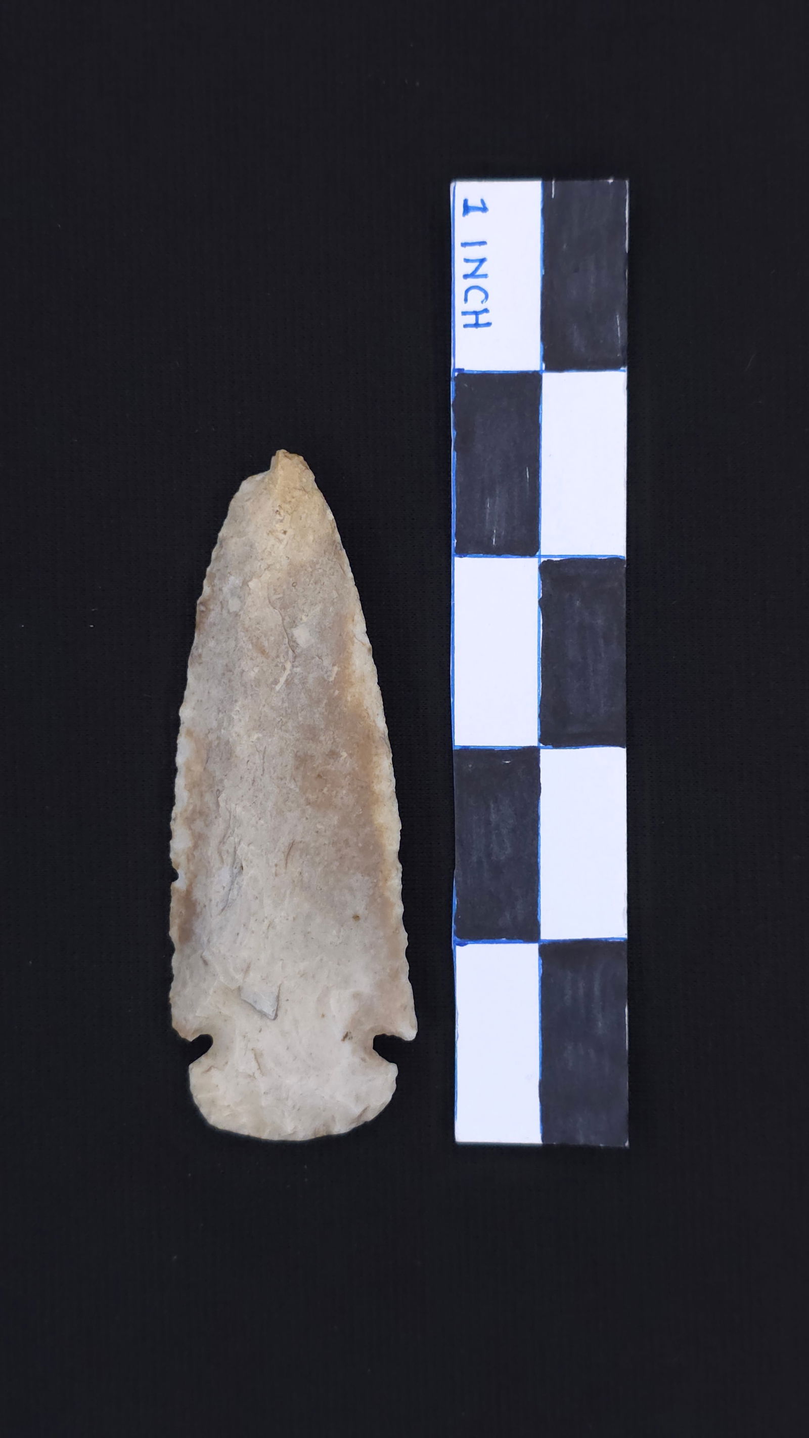 St. Charles Dovetail (Burlington Chert - IL/MO), 3 9/16" x 1 5/16" - Stermer COA included (1 of 4)