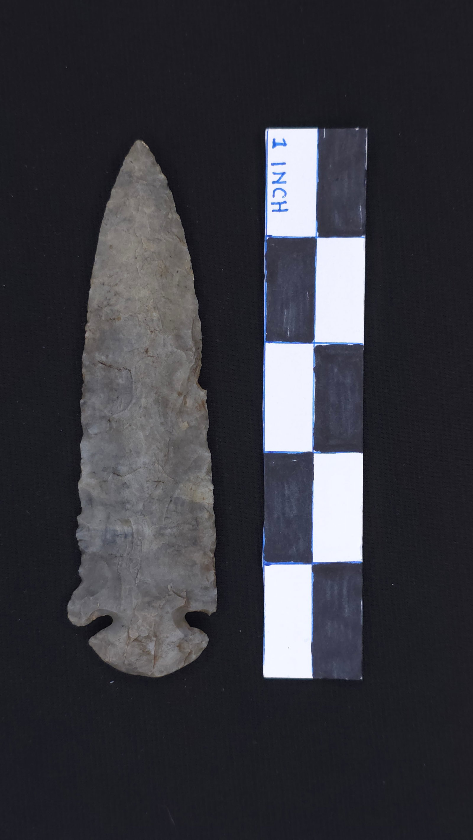 St. Charles Dovetail Type III (Flintridge Chert - 4 7/8" x 1 3/8" - Stermer COA included (1 of 4)