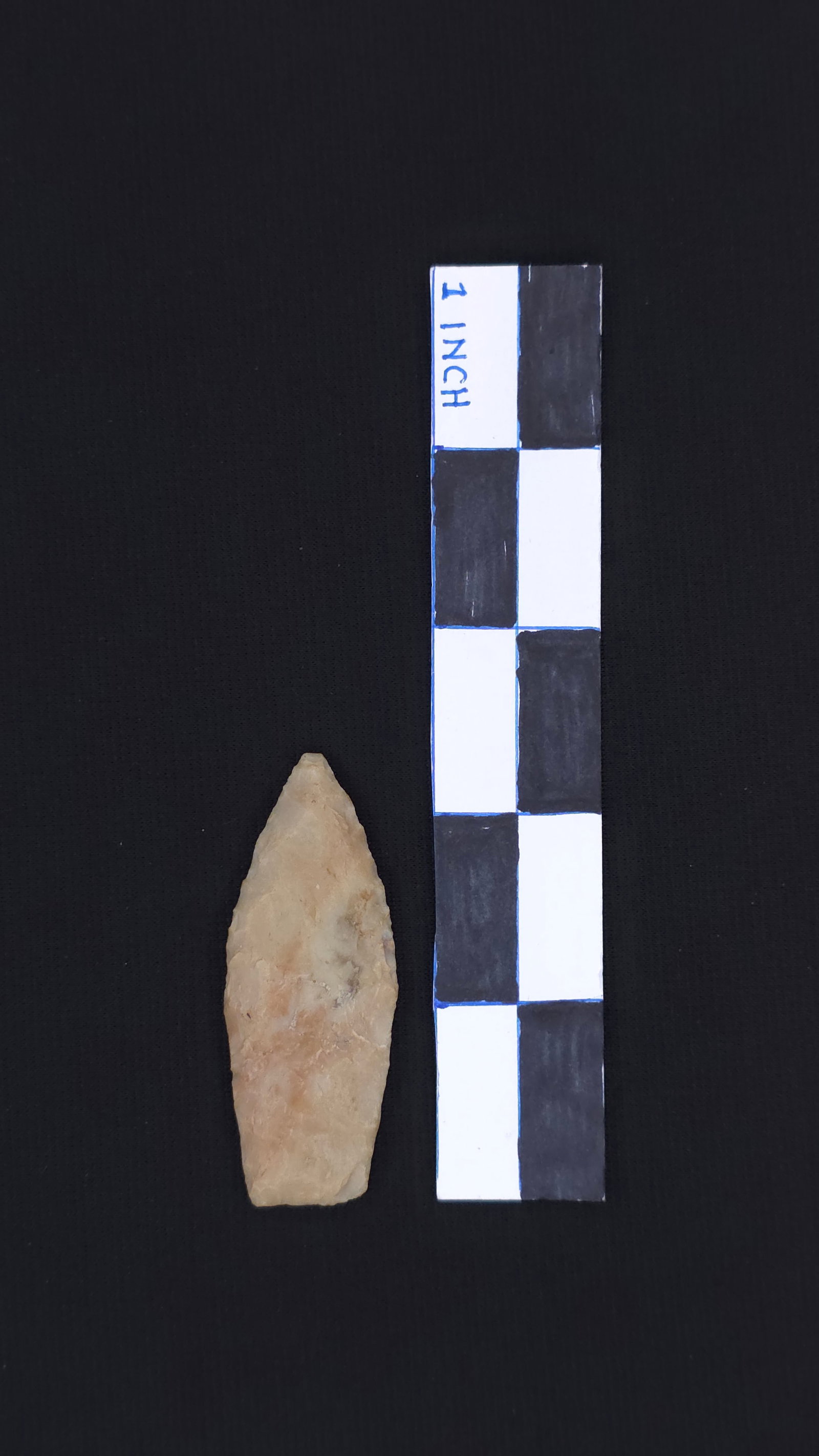 Agate Basin (Scioto Co. OH), 2 3/8" x 15/16" - Gregory Perino and Dwain Rogers COAs included (1 of 4)