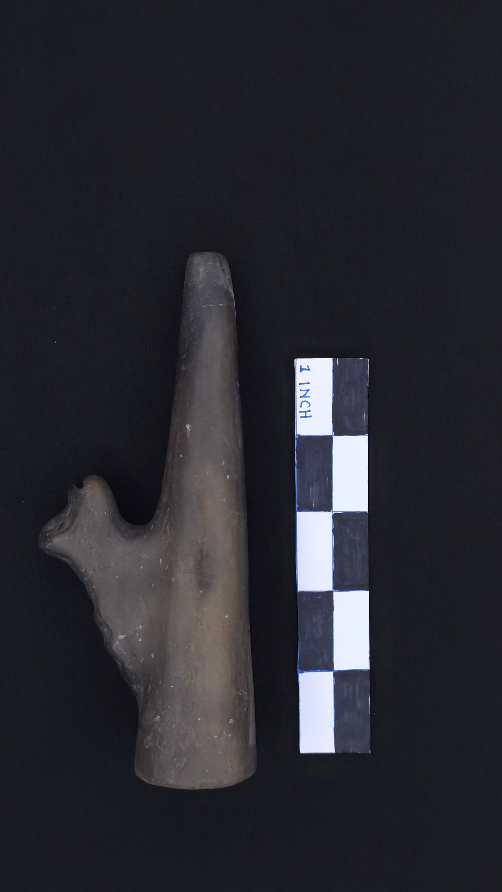 Pre-Columbian Pipe, 6 1/4" - COA included (1 of 6)