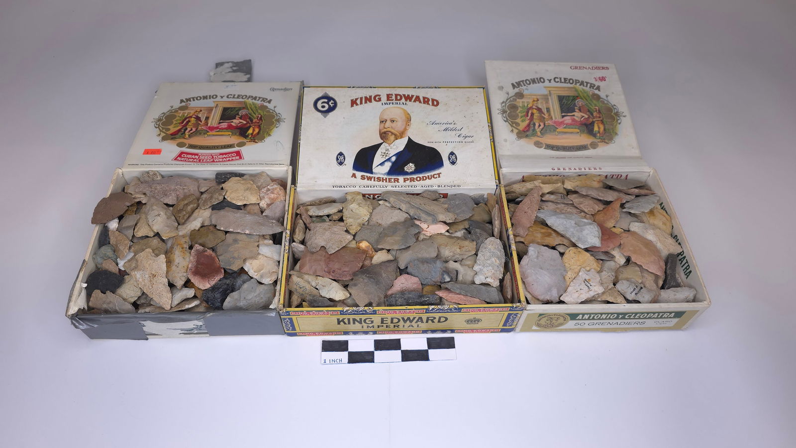 3 Cigar Boxes of Random Points (1 of 2)