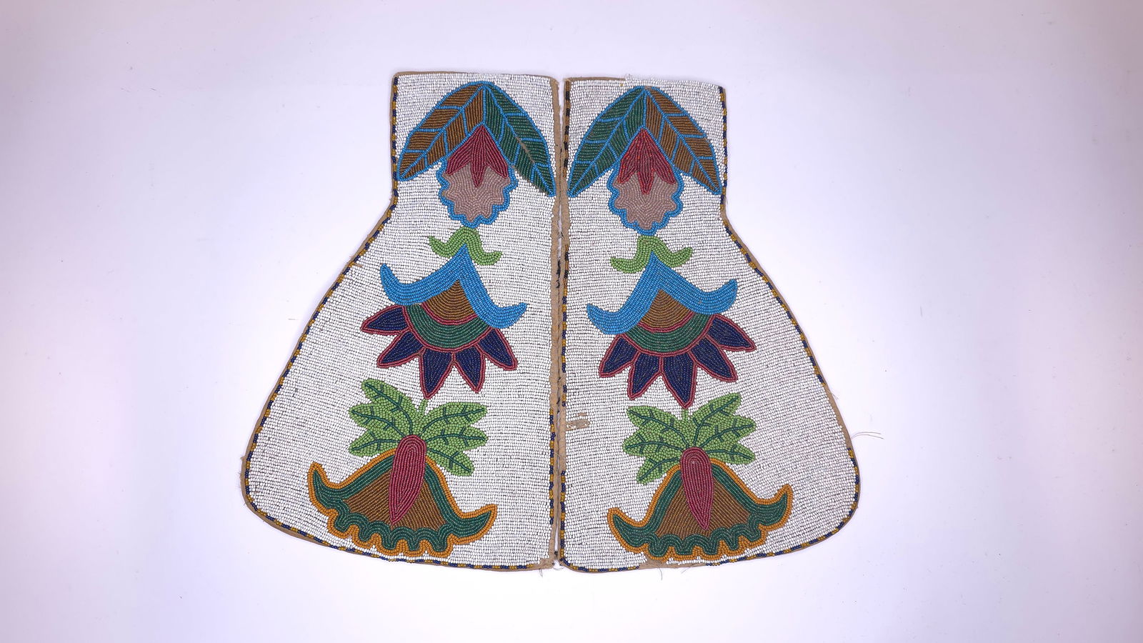 Beaded Plateau Panels, pre-1900 (1 of 2)