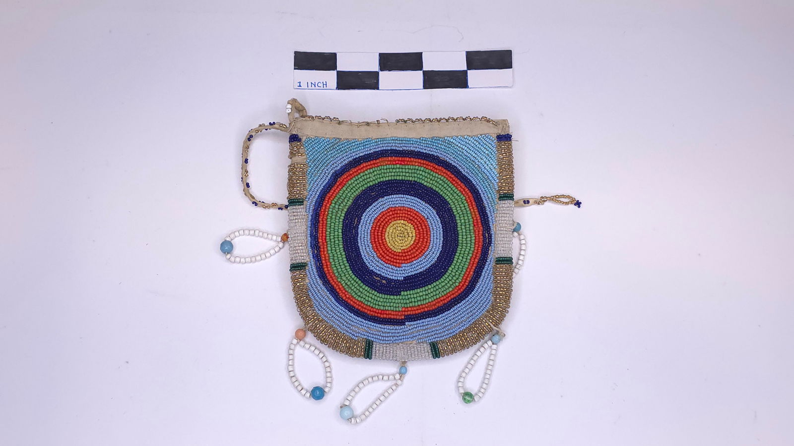 Plateau Beaded Pouch, turn of the century (1 of 2)