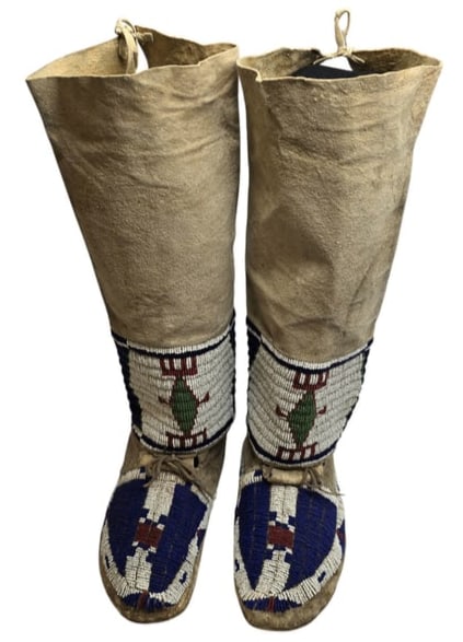Sioux Hightop Mocs, 1890-1900 (1 of 6)
