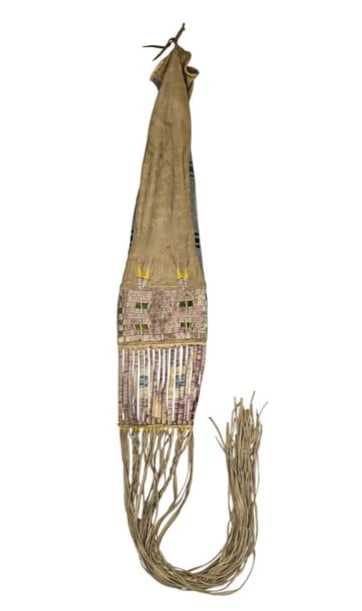 Northern Plains Quilled Pipe Bag, 1880s (1 of 8)