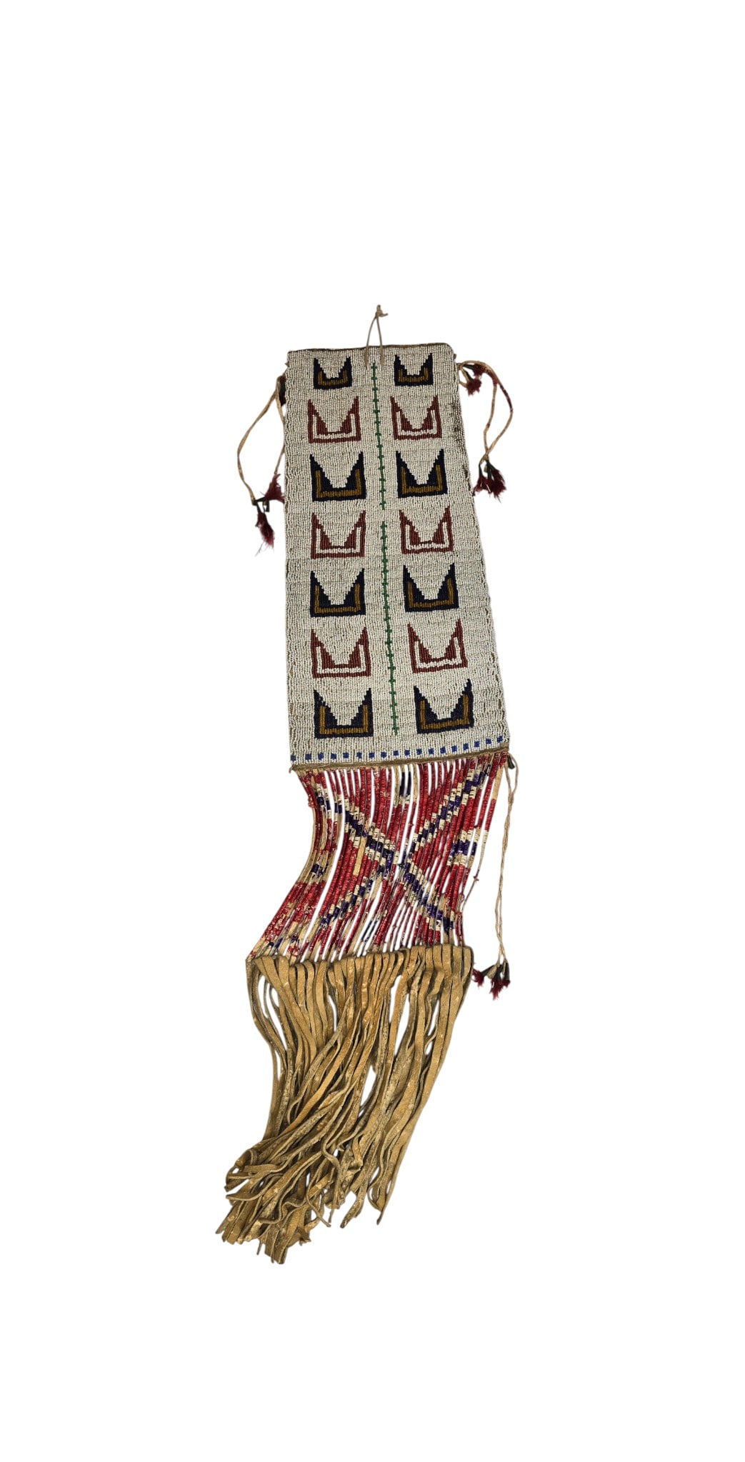Sioux Fully Beaded Pipebag, 1900 (1 of 6)