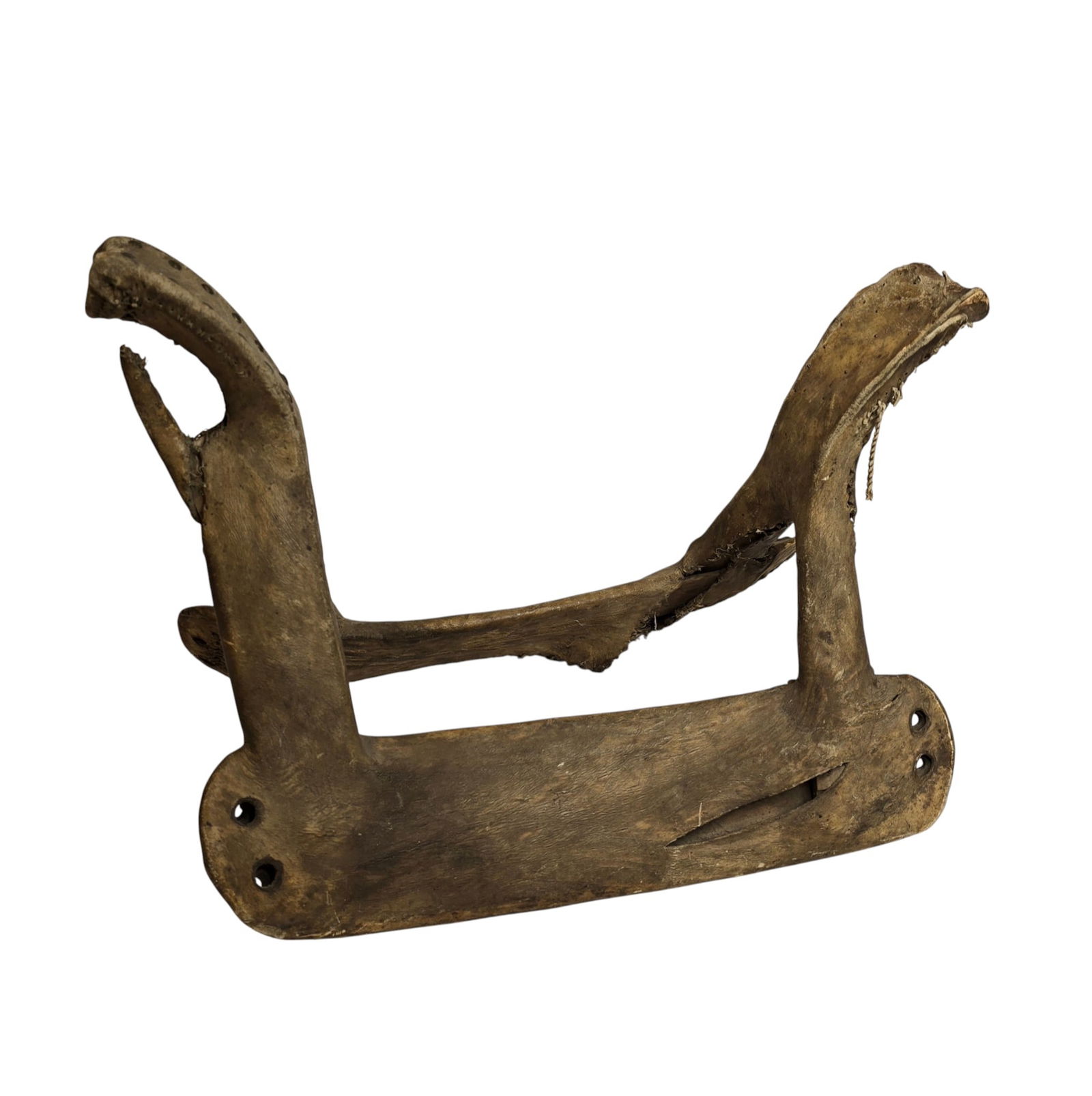 Plains Rawhide Wrapped Saddle, pre-1900 (1 of 5)